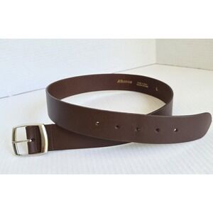 Albatros‎ Italian Leather Belt Brown Large Classic Casual Everyday 32 Inches